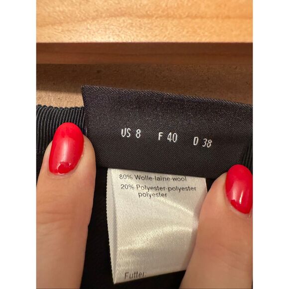 Akris Wool Kick Pleat Skirt - Picture 6 of 7